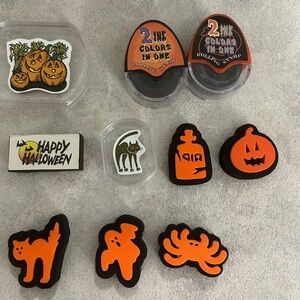 Halloween Rubber Stamp Lot